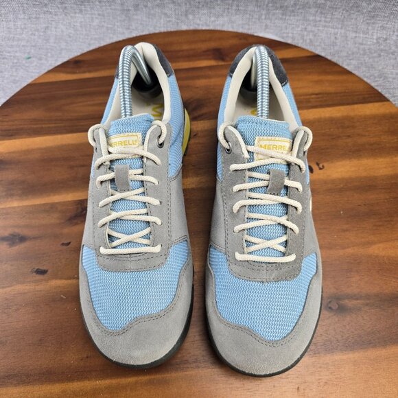 Merrell Wilderness Wild Daredevil‎ Trail Sneakers Womens Blue Gray Hiking Size 6 - Picture 7 of 14